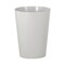 Resin Bathroom Tumbler Cup | Decorative Rinse Cup,Drinking Glass,Toothbrush & Makeup Brush Holder for Vanity Countertops,Sink & Desk | White